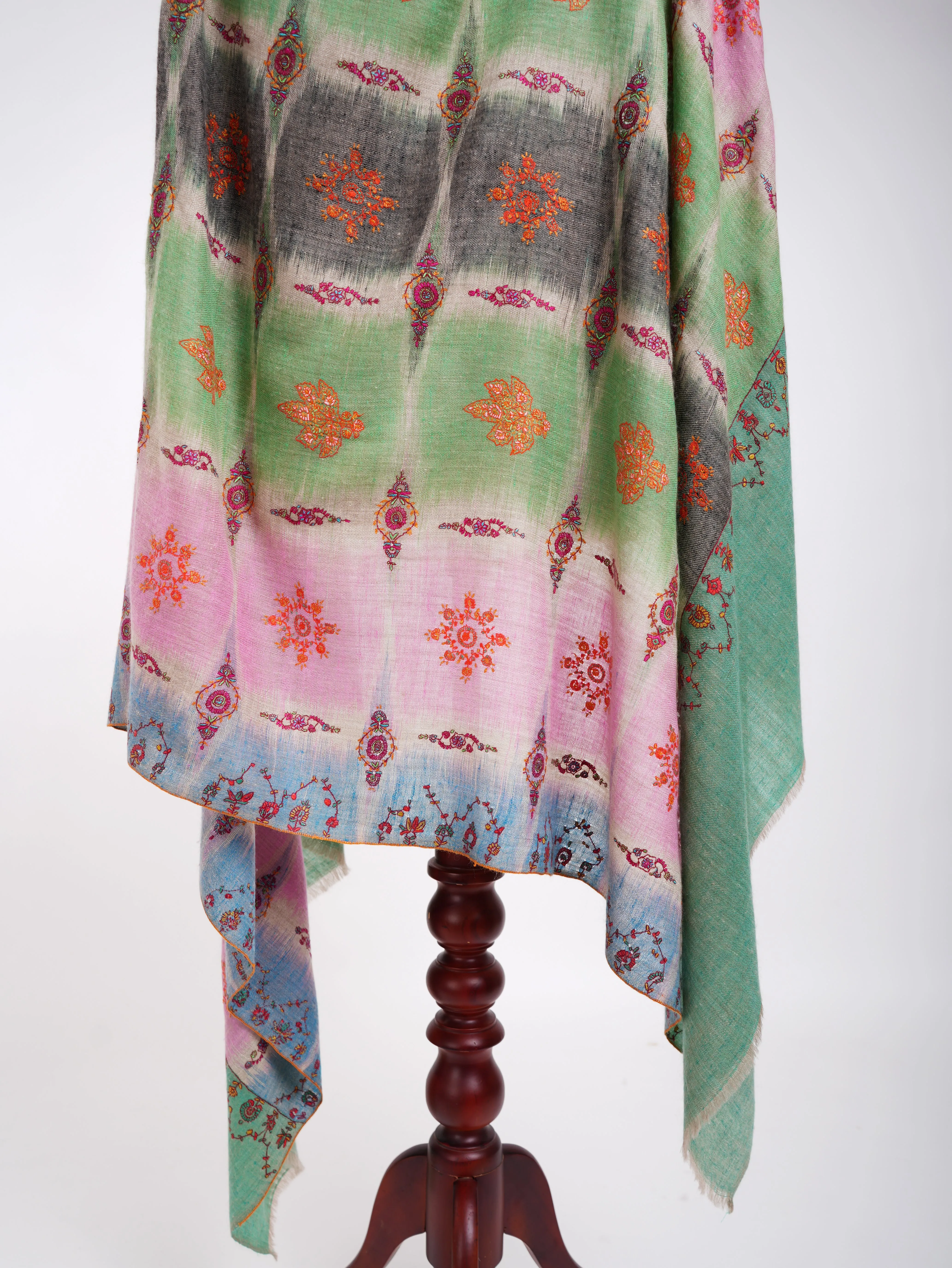 New Age Hand Embroidered Pashmina Shawl