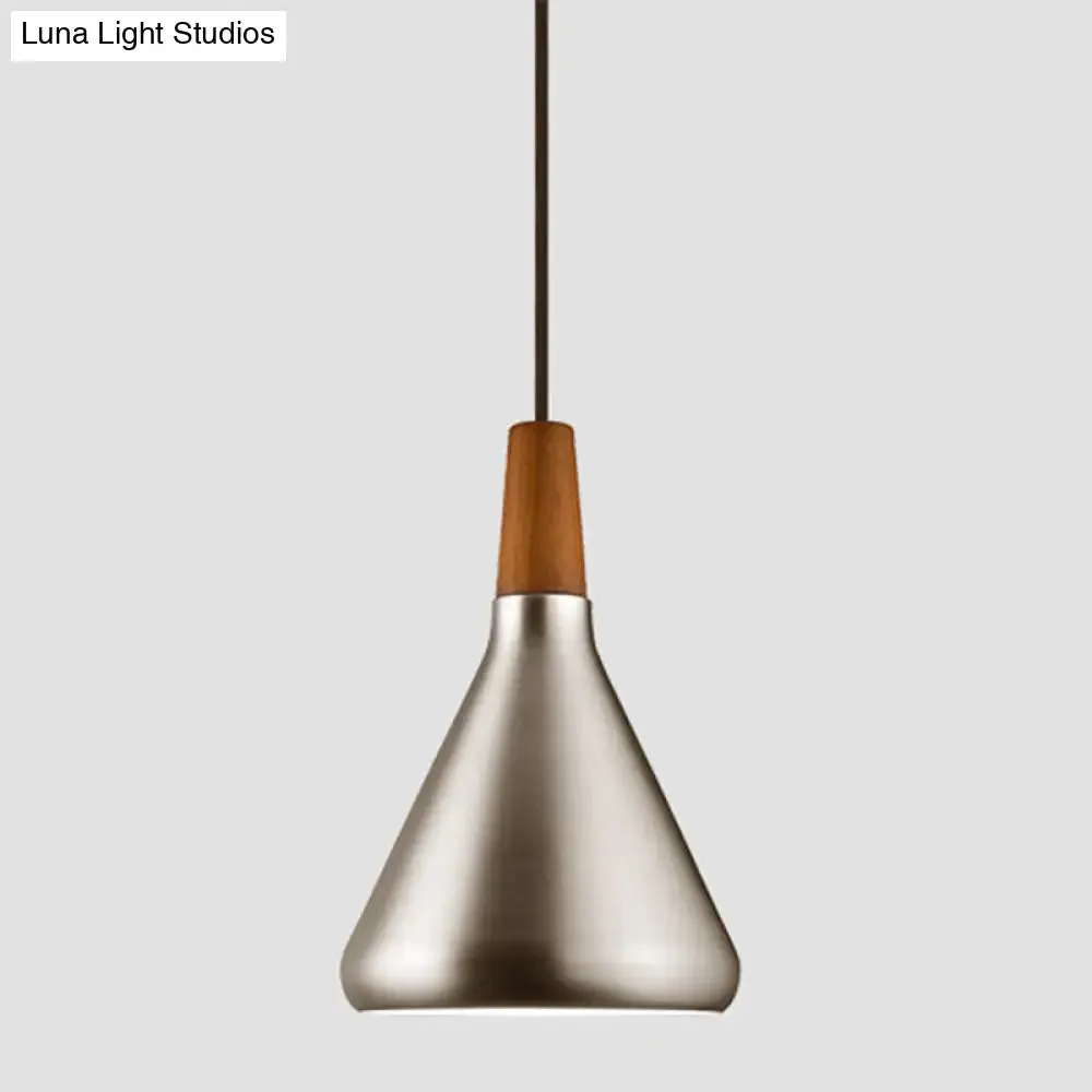 Nordic Conical Metal Suspension Pendant Light for Dining Room - Modern & Stylish Design