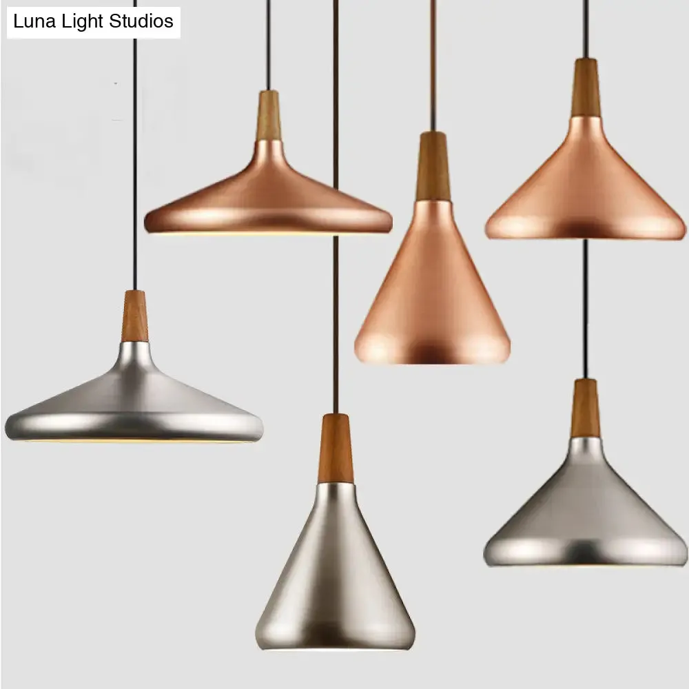 Nordic Conical Metal Suspension Pendant Light for Dining Room - Modern & Stylish Design