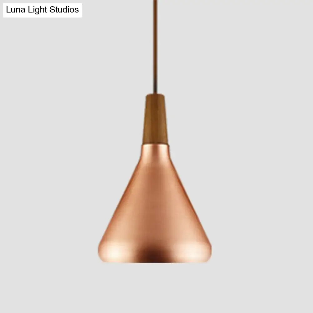 Nordic Conical Metal Suspension Pendant Light for Dining Room - Modern & Stylish Design