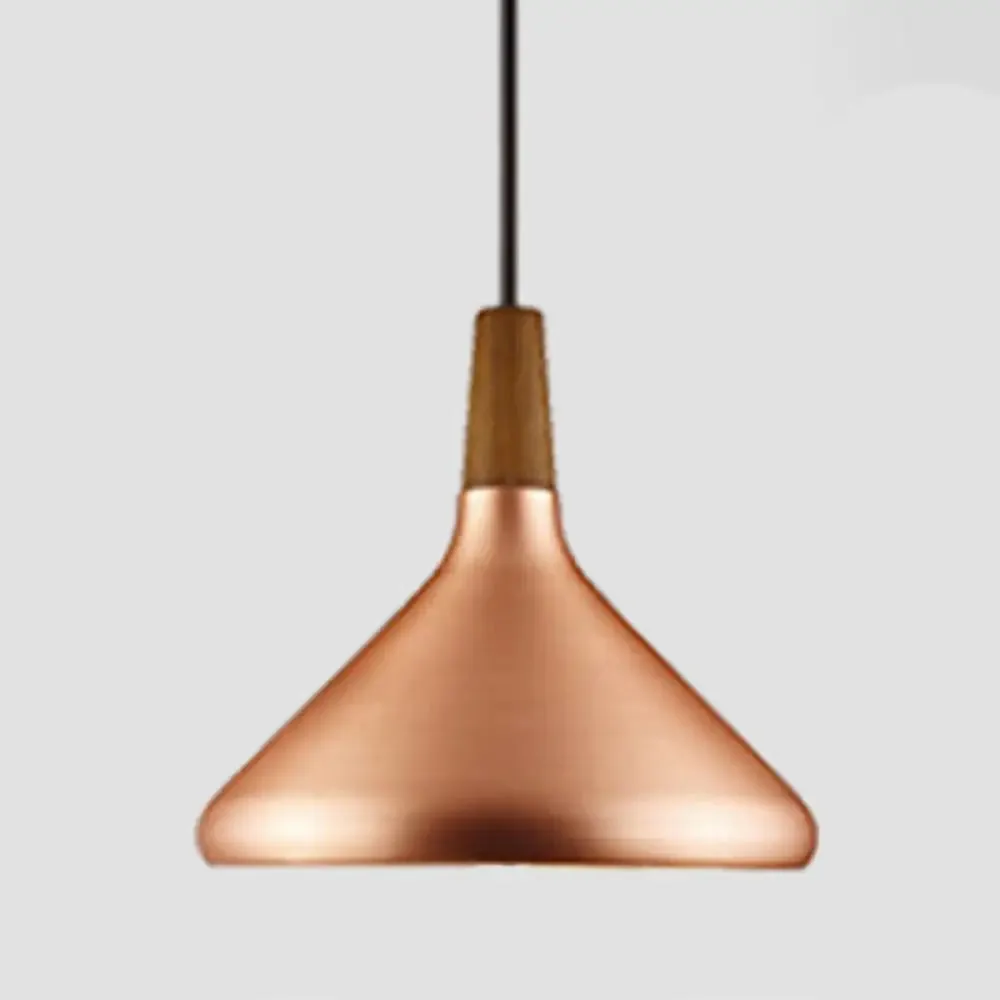 Nordic Conical Metal Suspension Pendant Light for Dining Room - Modern & Stylish Design