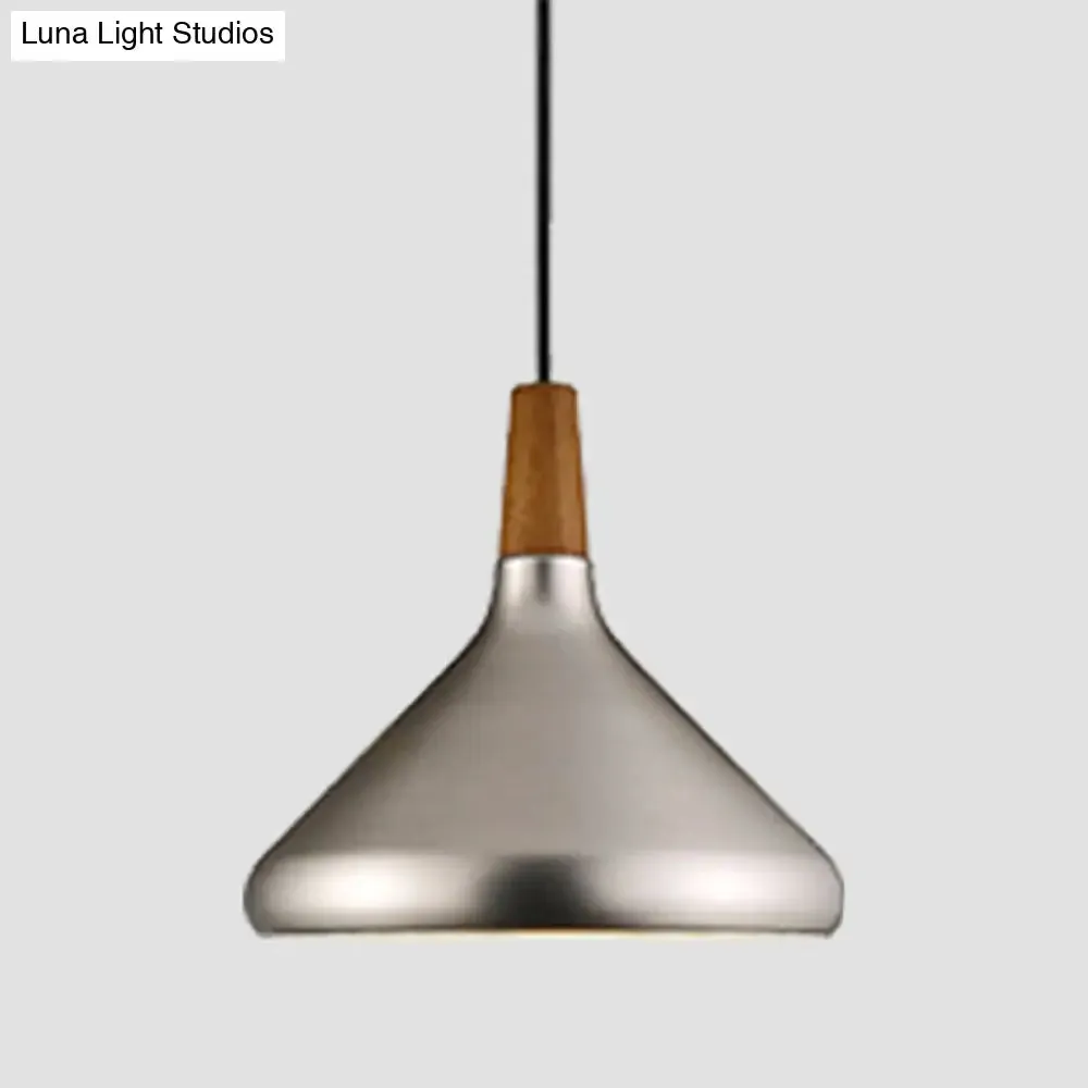 Nordic Conical Metal Suspension Pendant Light for Dining Room - Modern & Stylish Design