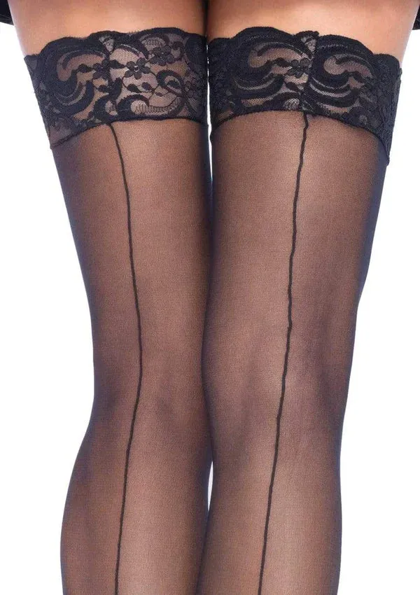 Nuna Sheer Thigh High Stockings