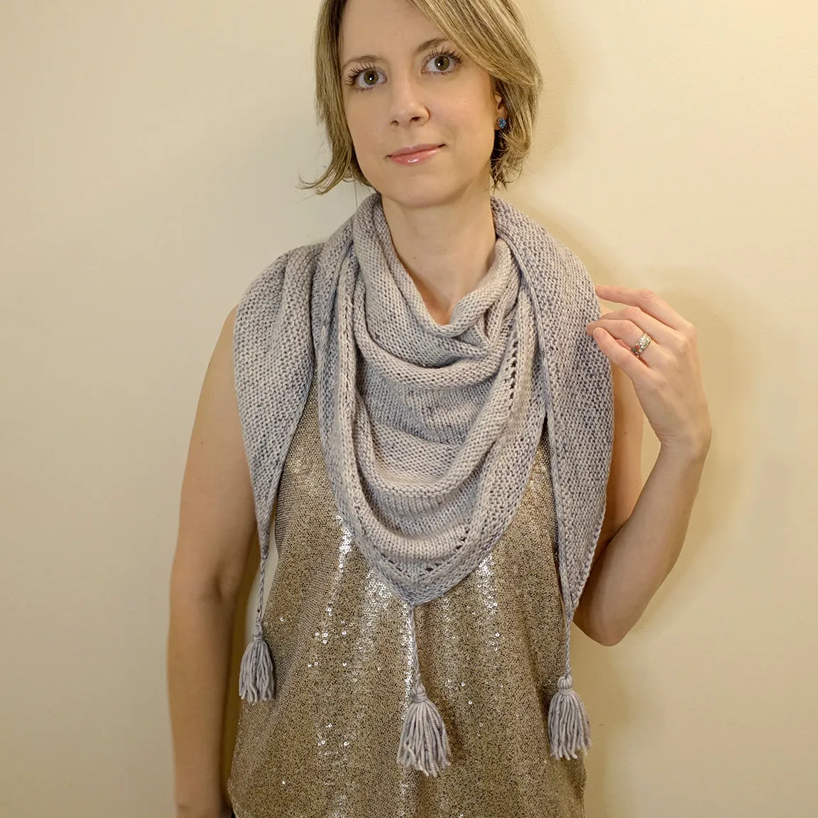 paralleling shawl {knitting pattern}