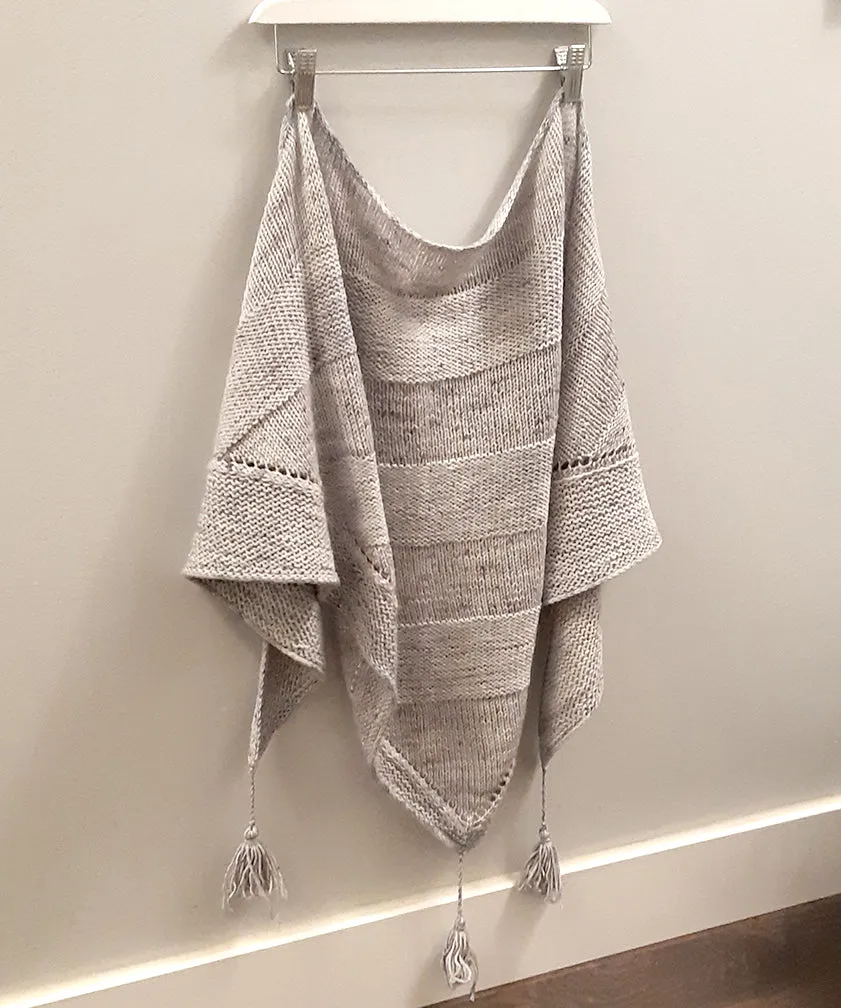 paralleling shawl {knitting pattern}