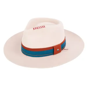 Peter Grimm Stitched - Wide Brim Wool Felt Cowgirl Hat