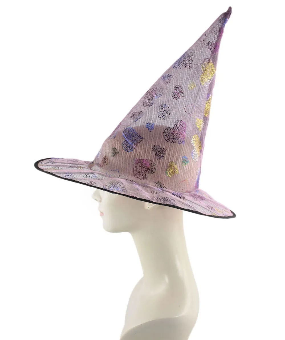 Pink Sweetheart Witch Hat