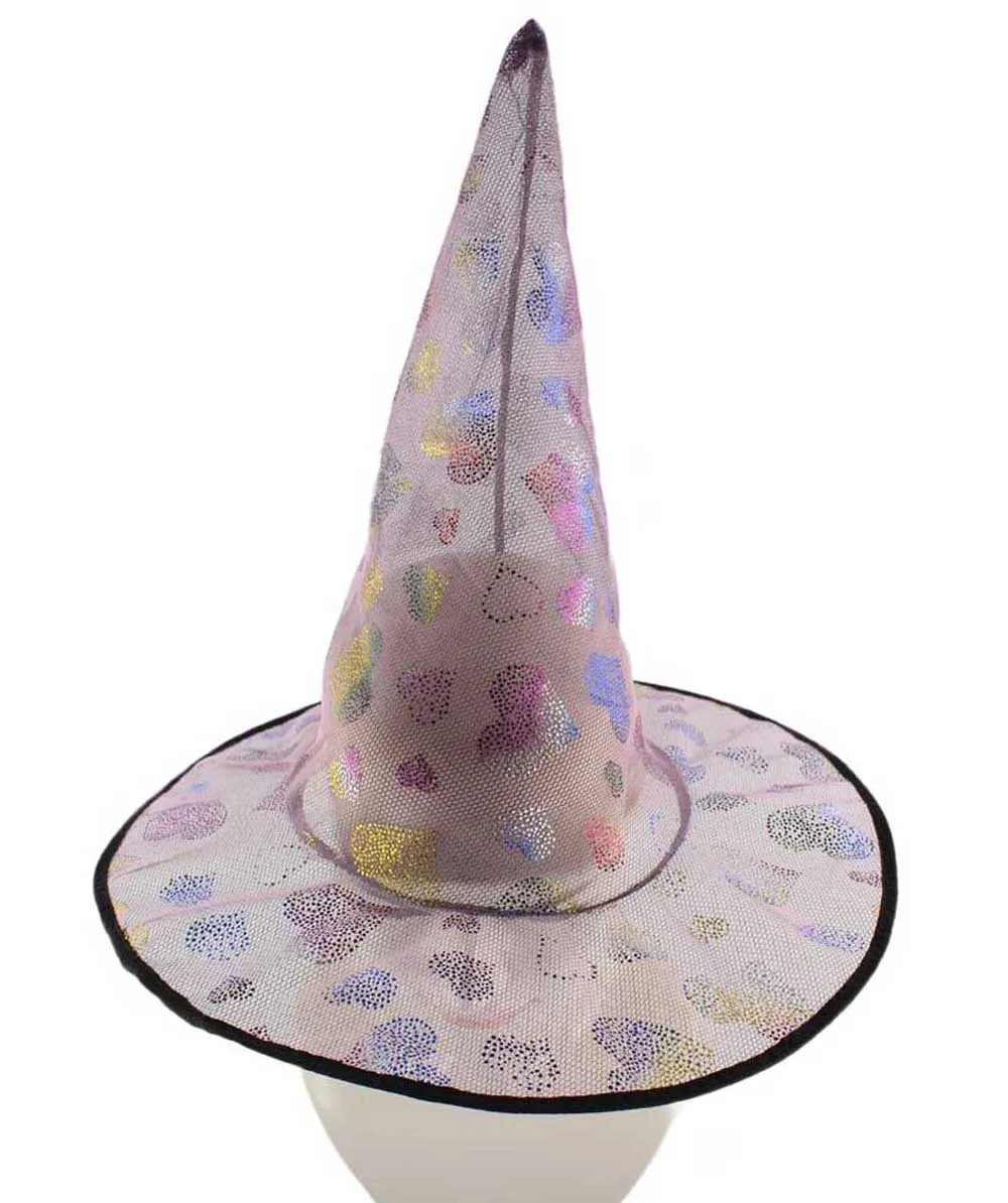 Pink Sweetheart Witch Hat