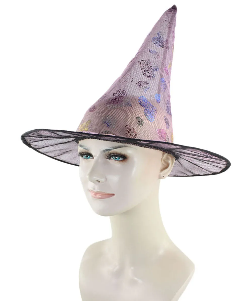 Pink Sweetheart Witch Hat