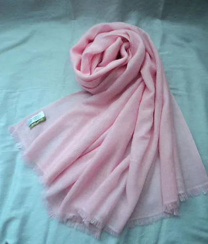 Pure Pashmina Shawl Baby Pink