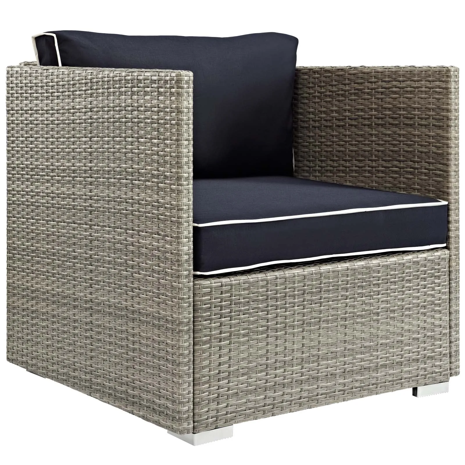 Repose 3 Piece Outdoor Patio Sectional Set