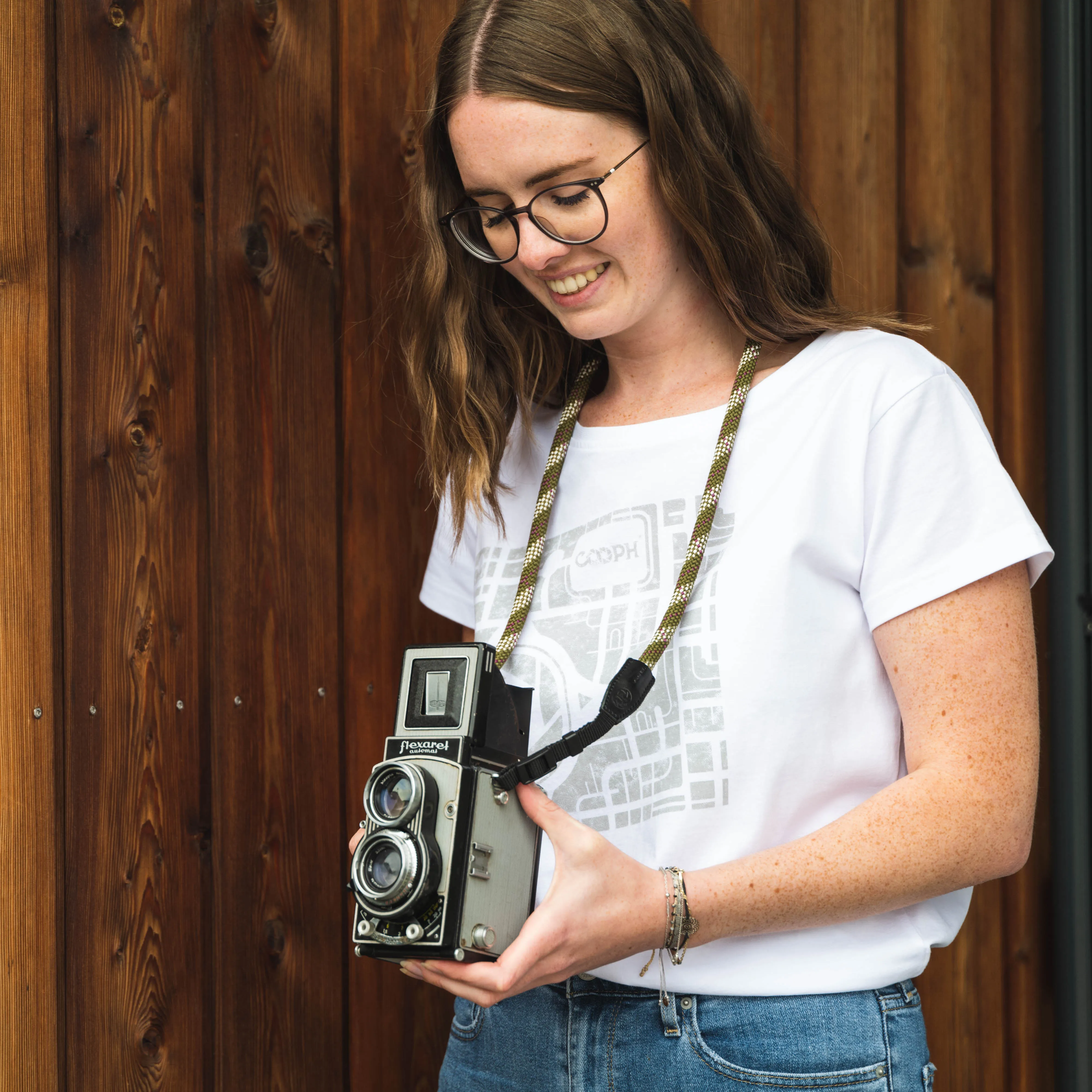 Rope Camera Strap - Plaid Collection