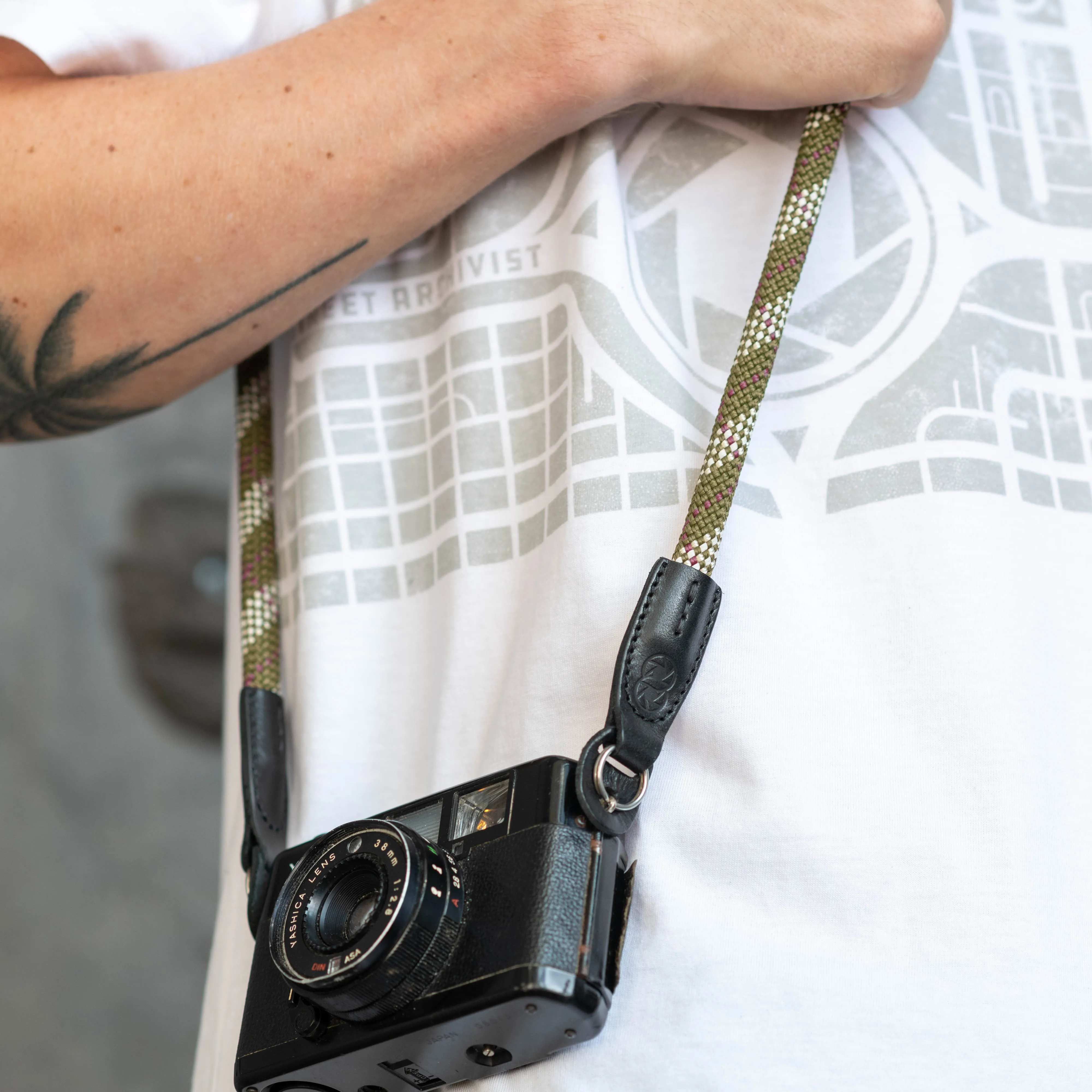 Rope Camera Strap - Plaid Collection