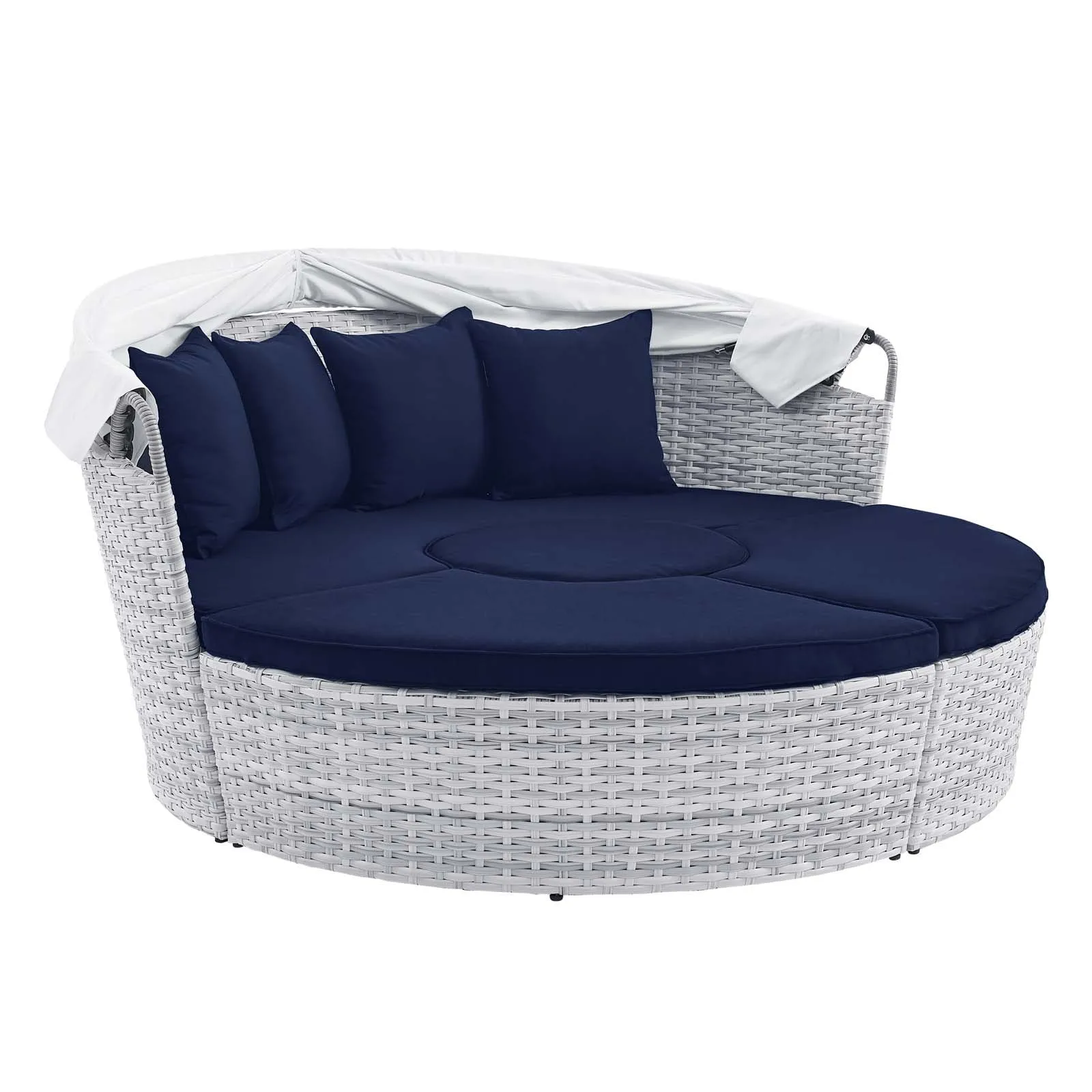 Scottsdale Canopy Sunbrella Outdoor Patio Daybed