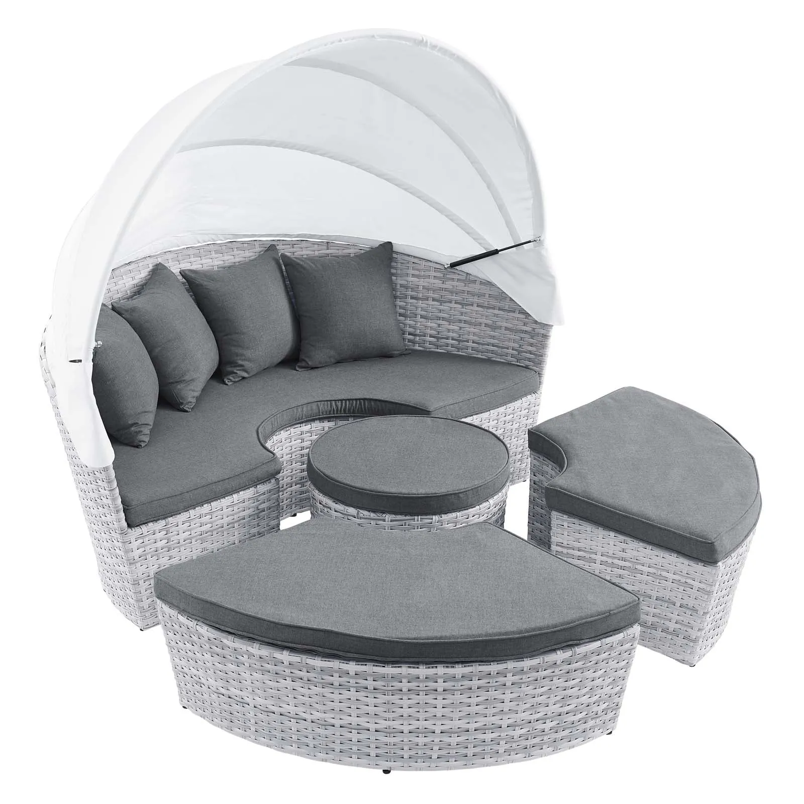 Scottsdale Canopy Sunbrella Outdoor Patio Daybed