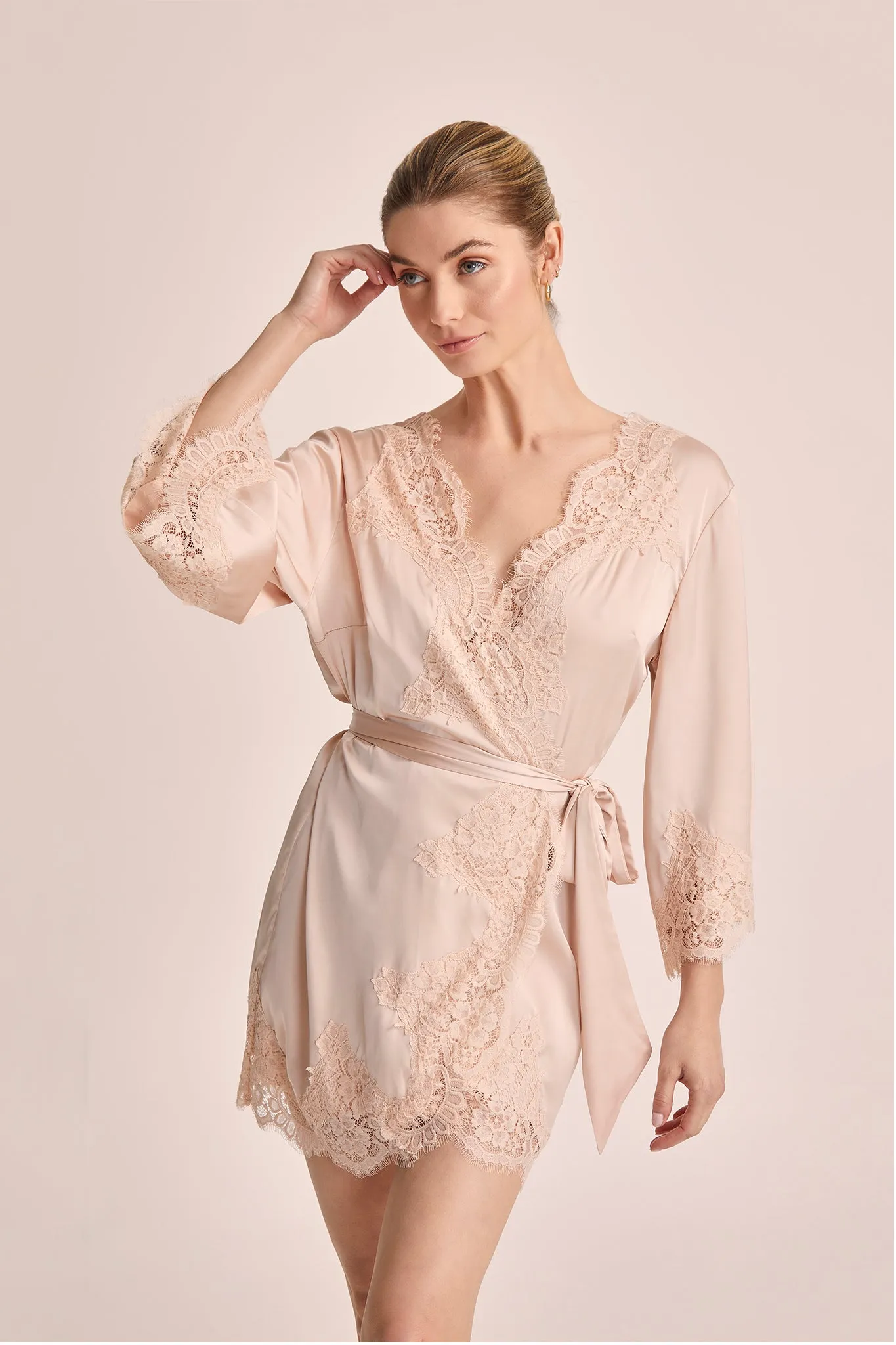 Sian Mini Robe - Blush