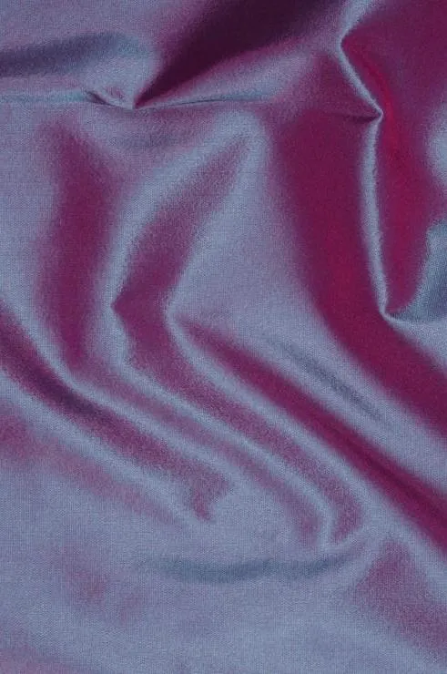 Silver Purple Taffeta Silk Fabric