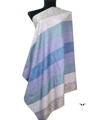 Stripes Embroidery Pashmina Shawl 7743