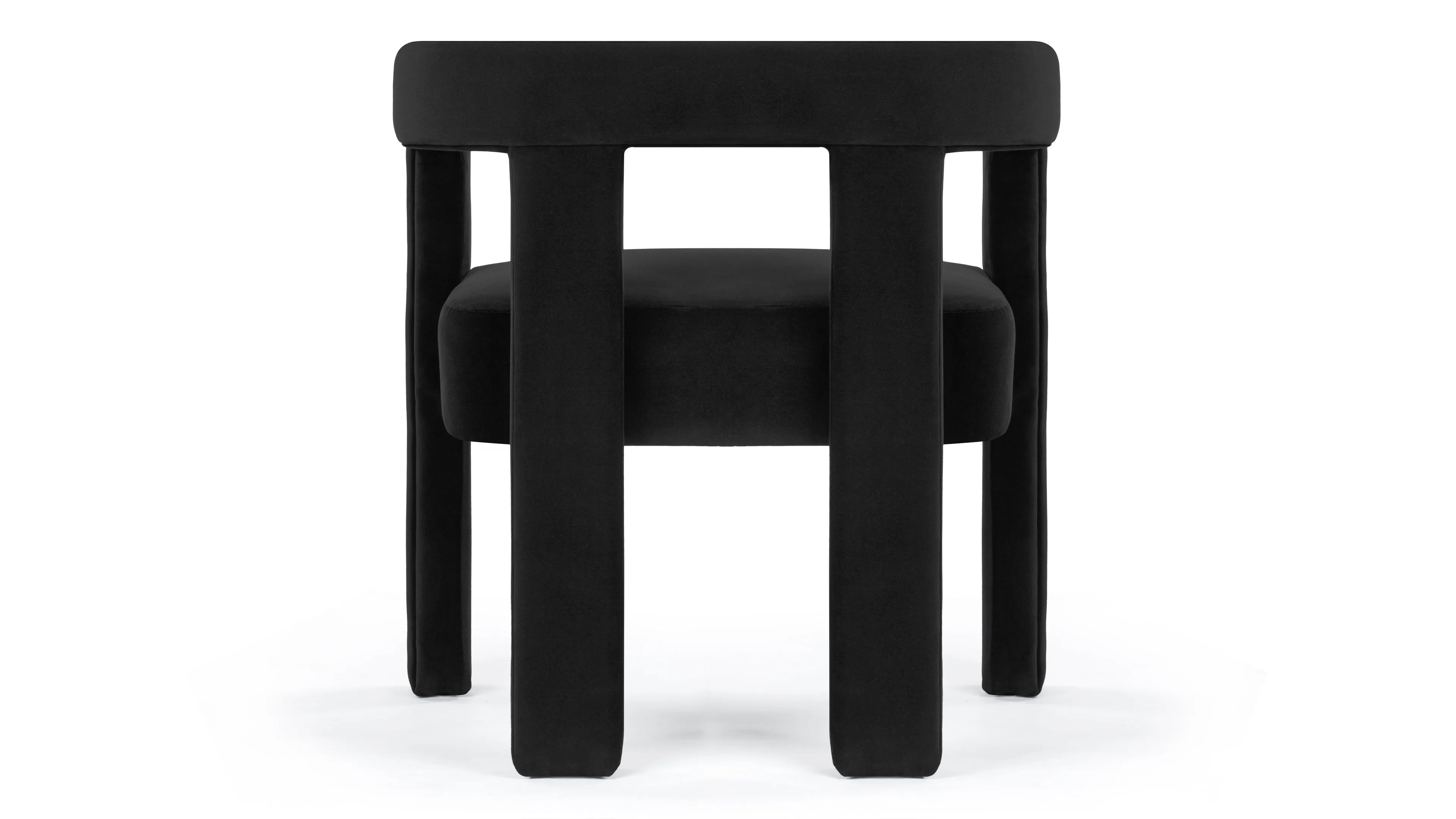 Tala - Tala Armchair, Jet Black Velvet