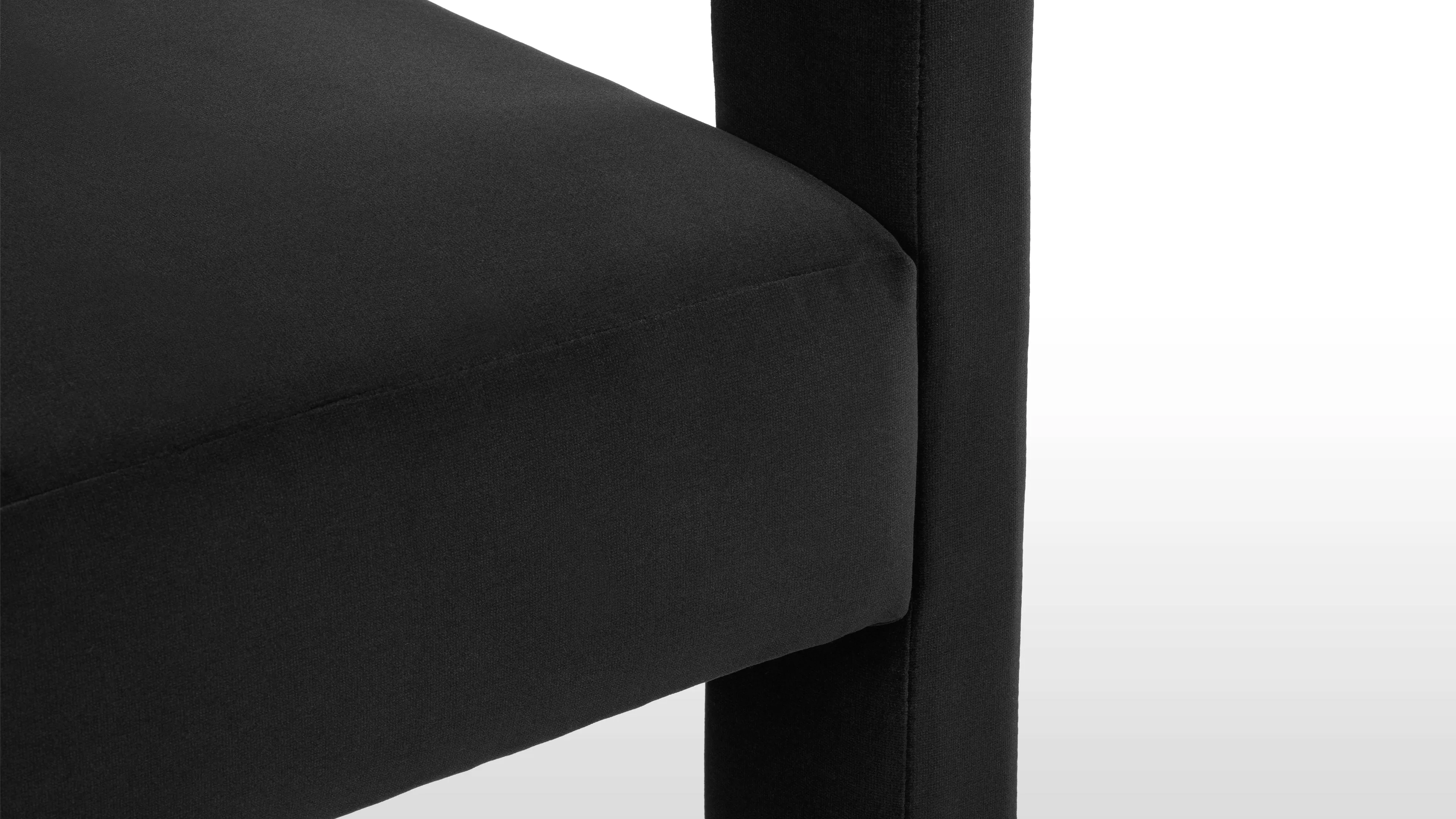 Tala - Tala Armchair, Jet Black Velvet