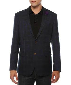 The Sodi Plaid Slim Fit Mens Blazer