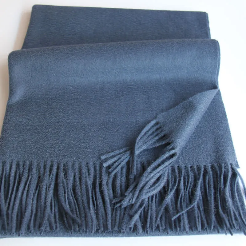 Women's Autumn And Winter Long Plus Fleece Scarf Air Conditioning Warm Tassel Shawl Thick Wool Scarf