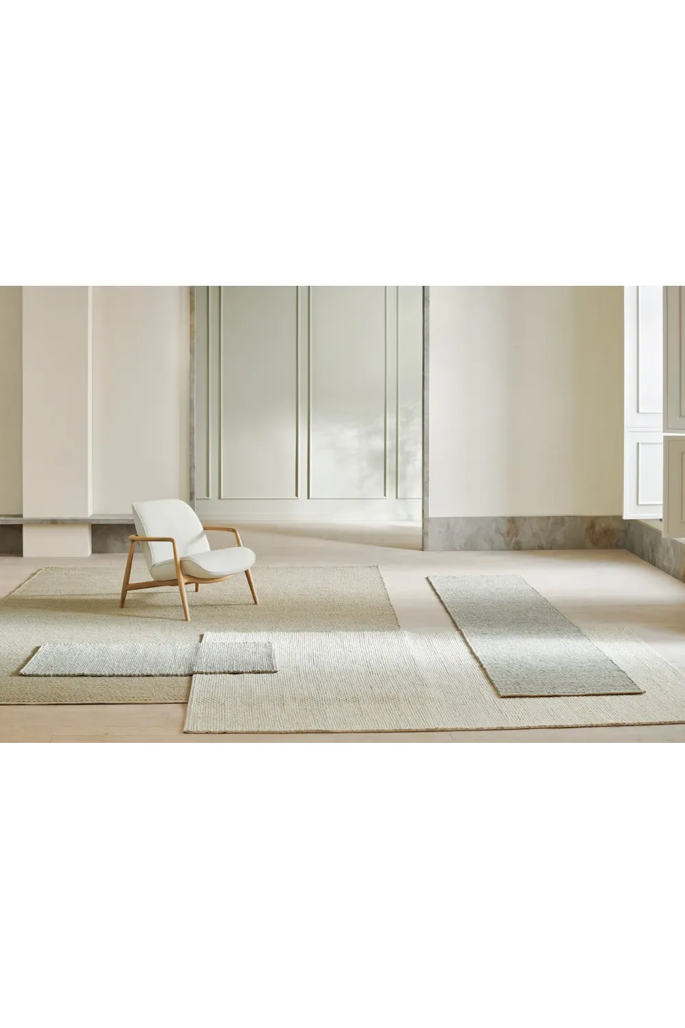 Wool Neutral-Colored Carpet 5'7" x 7'10" | Bolia Scandinavia